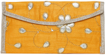 

SUVASANA Party Multicolor, Gold Clutch, Gold;multicolor