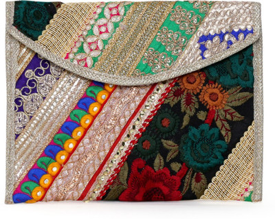 

SUVASANA Party Multicolor Clutch