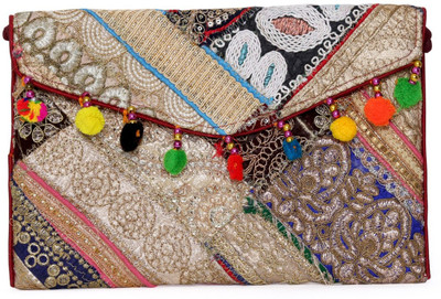 

SUVASANA Party Multicolor Clutch