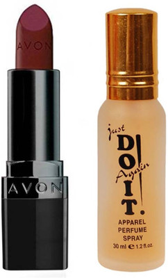 

Avon Anew True Color Perfectly Matte Lipstick (4 g, Wild Cherry) with one do it perfume 30 ml(Set of 2)