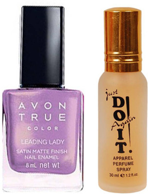 

Avon Anew Satin Matte Finish Nail Enamel Leading Lady (8 ml) with one do it perfume 30 ml(Set of 2)