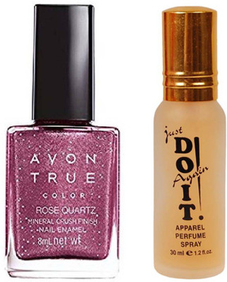 

Avon Anew Color Nail Effects Mineral Crush 8ml IN - Rose Quartz Rose Quartz (8 ml) with one do it perfume 30 ml(Set of 2)