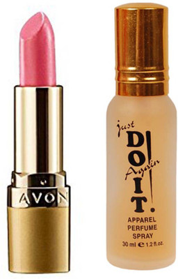 

Avon Anew Ultra Color Goldshine Lipstick 3.8g (gold shine camation) with one do it perfume 30 ml(Set of 2)