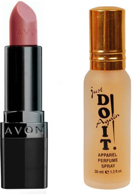 

Avon Anew True Color Perfectly Matte Lipstick (4 g, Pure Pink) with one do it perfume 30 ml(Set of 2)