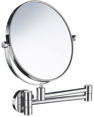 

Foolzy Makeup Mirror Dual Sided 8 Inch with 3x / 1x Magnification Shaving Mirror/ Bathroom Mirror & Wall Bracket With Adjustable Frame (MIR-1)