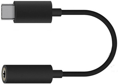 

Oxza Type-C Male to 3.5mm Female Jack Earphone/ Headphone AUX Cable(Black)