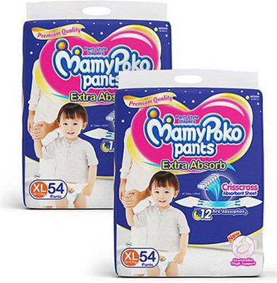 

MamyPoko 54 - XL(108 Pieces)