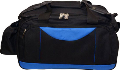 

Aqeeq Sleek & Stylisg Hand Carry Black Blue Multicolor Airbag 2 to3 Day Trip Bag Travel Duffel Bag(Black, Blue)