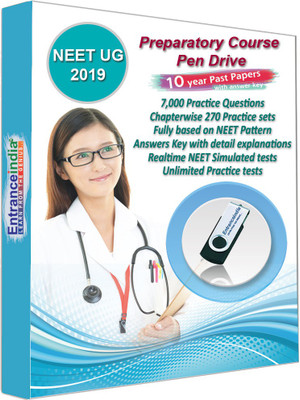 

EntranceIndia NEET UG 2019 Preparatory Course 10+1 Model Papers(Pen Drive)