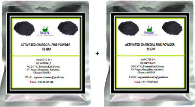 

MGBN Activated Charcoal Powder Combo Set 25 GM*2(25 g)
