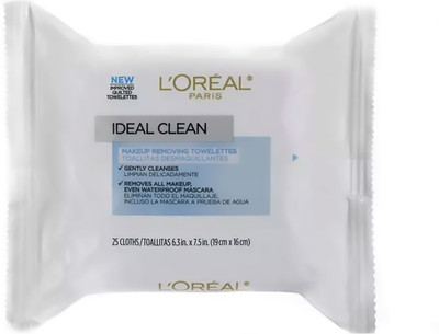

L'Oreal Ideal Clean Makeup Remover Wipes(Pack of 25)