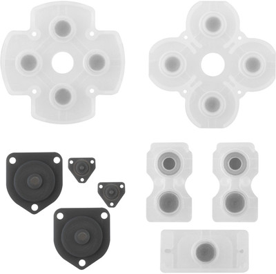 

RECKON PS4 Controller Conductive Rubber Pad Gaming Accessory Kit(Black, For PS4)