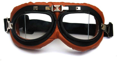 

BikeStuff B-EG21 Motorcycle Goggles(White), Clear