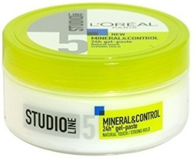 

L'Oreal Studio Line New Mineral&Control Natural Touch Strong Hold Wax Gel(150 ml)