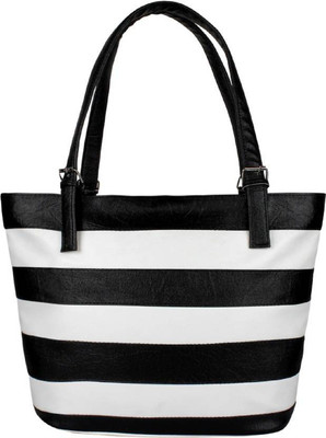ligabba Shoulder Bag(Black, White)