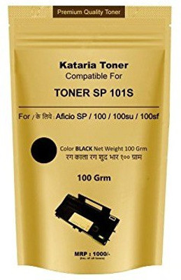 

Kataria Toner Powder Pouch Compatible For Use In Ricoh SP210 Printer- 100 GRAMS (Pack Of 1) Single Color Ink Toner(Black)