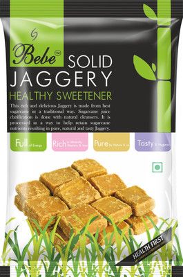 

BeBe Solid (2 pcs of 400g each) Jaggery(800 g, Pack of 2)