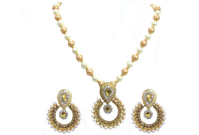 SHREE MAULI CREATION Alloy Gold-plated Gold Jewellery Set(Pack of 1)