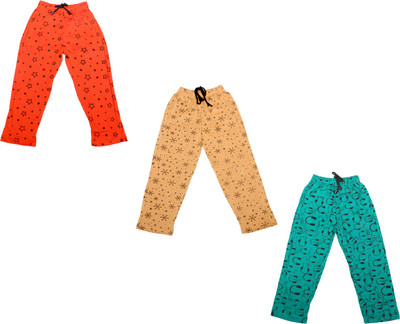 IndiWeaves Track Pant For Girls(Multicolor, Pack of 3)