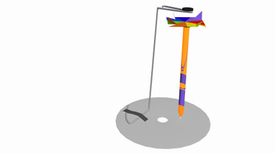 

thinktac Magnetic Forces Pen Stand(Multicolor)