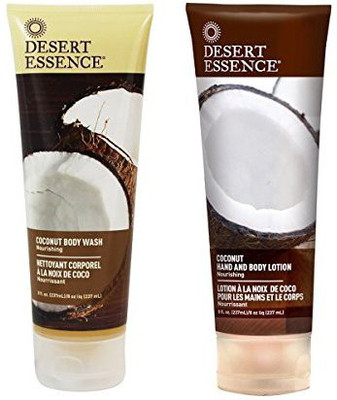 

Desert Essence Coconut Body Wash and Coconut Hand and Body Lotion(236.59 ml)