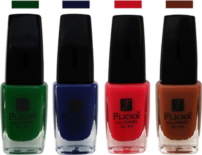 

Flickr EXTRA SHINE and SPEED DRY Nail Polish Green,Blue,Sweet Pink,Brown(Pack of 4)