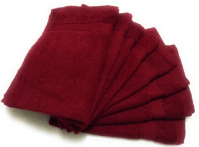 Cotton colors Terry Cotton 400 GSM Hand Towel Set(Pack of 8)