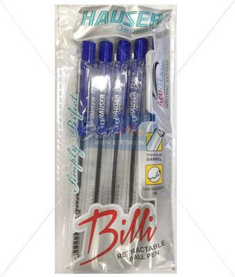 

Hauser Billi Transparent Ball Pen(Pack of 60)