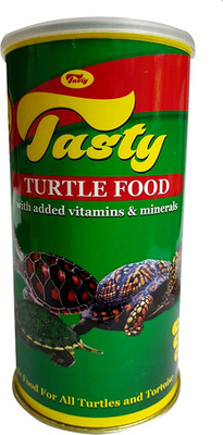 

Tasty Turtle Food (1000ml) | With Added Vitamins & Minerals | Health in Every Bite | Staple Food For All Turtles & Tortoise | 1000 ml Dry Turtle Food