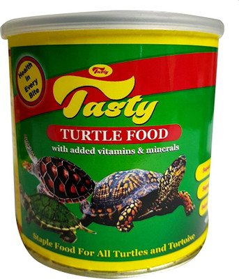 

Tasty Turtle Food (400ml) | With Added Vitamins & Minerals | Health in Every Bite | Staple Food For All Turtles & Tortoise | 400 ml Dry Turtle Food