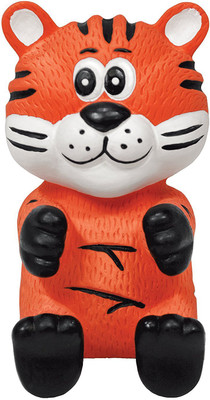 

Kong Wiggi Tiger Squeaky Dog Toy (Small) Fiber Squeaky Toy For Dog