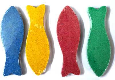 

Pin to Pen Fish Shaped Pumic Stone Set of 4