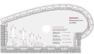 

Isomars Multipurpose Curve Quilting Stencil(Pack of 1)