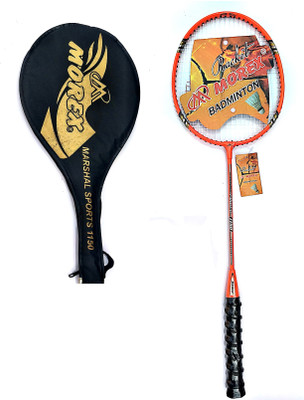

Morex Ultra Power 1150 Good Quality Badminton Racket Black, Orange Strung Badminton Racquet(G3 - 3.5 Inches, 120 g)
