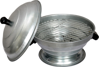 

Corporate Overseas Multi Purpose Oven, Gas Tandoor, Barbeque Griller, Bati, Pizza Maker Food Steamer(Silver)