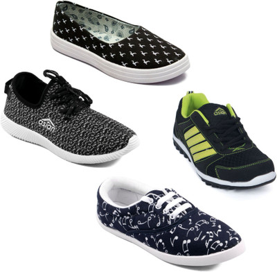 

Asian Women Casual & Running Shoes Combo Pack of 4 For Women(Multicolor
