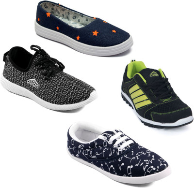

Asian Women Casual & Running Shoes Combo Pack of 4 Walking Shoes For Women(Multicolor