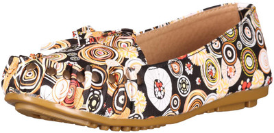 

Footshez Printed Flat Loafer Bellie Shoe For Women And Girls Bellies For Women(Multicolor