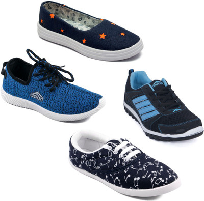 

Asian Women Casual & Running Shoes Combo Pack of 4 Walking Shoes For Women(Multicolor