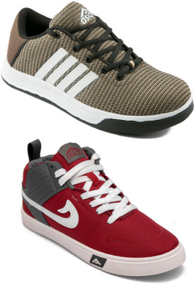 

Asian Men Combos Pack of 2,Casual Shoes,Training Shoes,Zym Shoes Running Shoes For Men(Multicolor