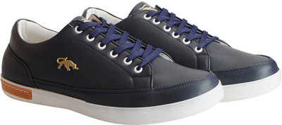 

Vandeu Stylish Lace Up Sneakers For Men(Navy