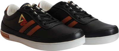 

Vandeu Stylish Lace Up Sneakers For Men(Black