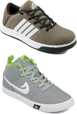 

Asian Men Combos Pack of 2,Casual Shoes,Training Shoes,Zym Shoes Running Shoes For Men(Multicolor