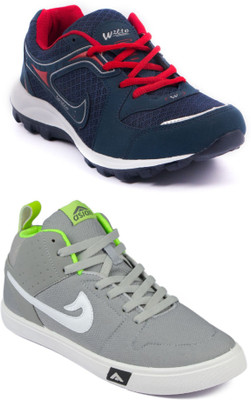 

Asian Men Combos Pack of 2,Casual Shoes,Training Shoes,Zym Shoes Running Shoes For Men(Multicolor