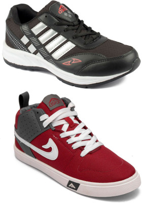 

Asian Men Combos Pack of 2,Casual Shoes,Training Shoes,Zym Shoes For Men(Multicolor