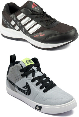

Asian Men Combos Pack of 2,Casual Shoes,Training Shoes,Zym Shoes Running Shoes For Men(Multicolor