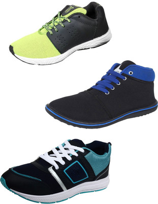 

World Wear Footwear Multicolor Combo-(3)-625-698-683 Running Shoes For Men(Multicolor