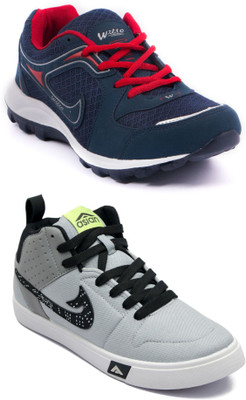 

Asian Men Combos Pack of 2,Casual Shoes,Training Shoes,Zym Shoes For Men(Multicolor