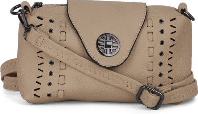 

Butterflies Women Casual Khaki PU Sling Bag
