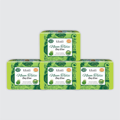 

KHADI MEGHDOOT AYURVEDIC NEEM TULSI BODY WASH(500 g, Pack of 4)